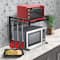 Sorbus 25.5" Expandable Microwave Shelf Rack with Hooks
